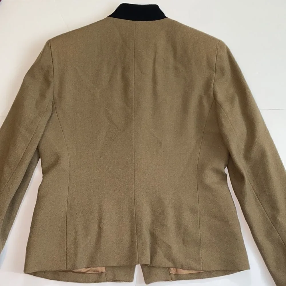 Rena Rowan for Saville EUC Vintage Wool Coat Equestrian Twee Academia Size 10P